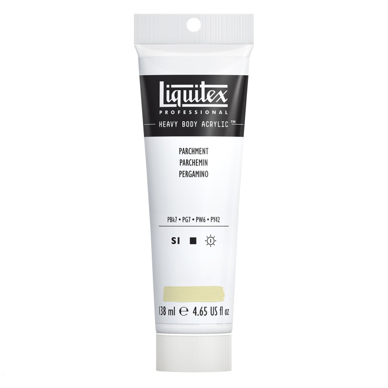 Professional Heavy Body Acrylic Paint, 138 mL Tube, Parchment