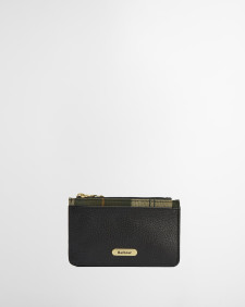 Alder Leather Card Holder Black/Ancient