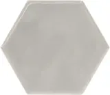 Pixie Gray 4″ Hexagon Wall Tile Glossy