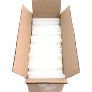 Full Size 4" Clear Hot Glue Stick, 5 lb Box
