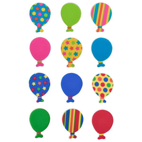 Bright Primary Balloons Sweet Décor® Edible Decorations
