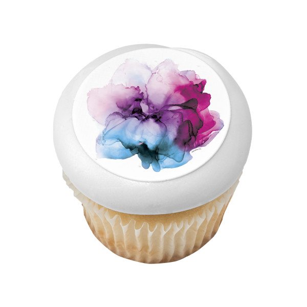 Abstract Watercolor PhotoCake® Edible Image®