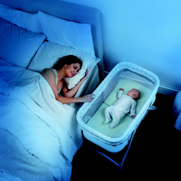 FoldAway Rocking Bassinet™ � Juniper™