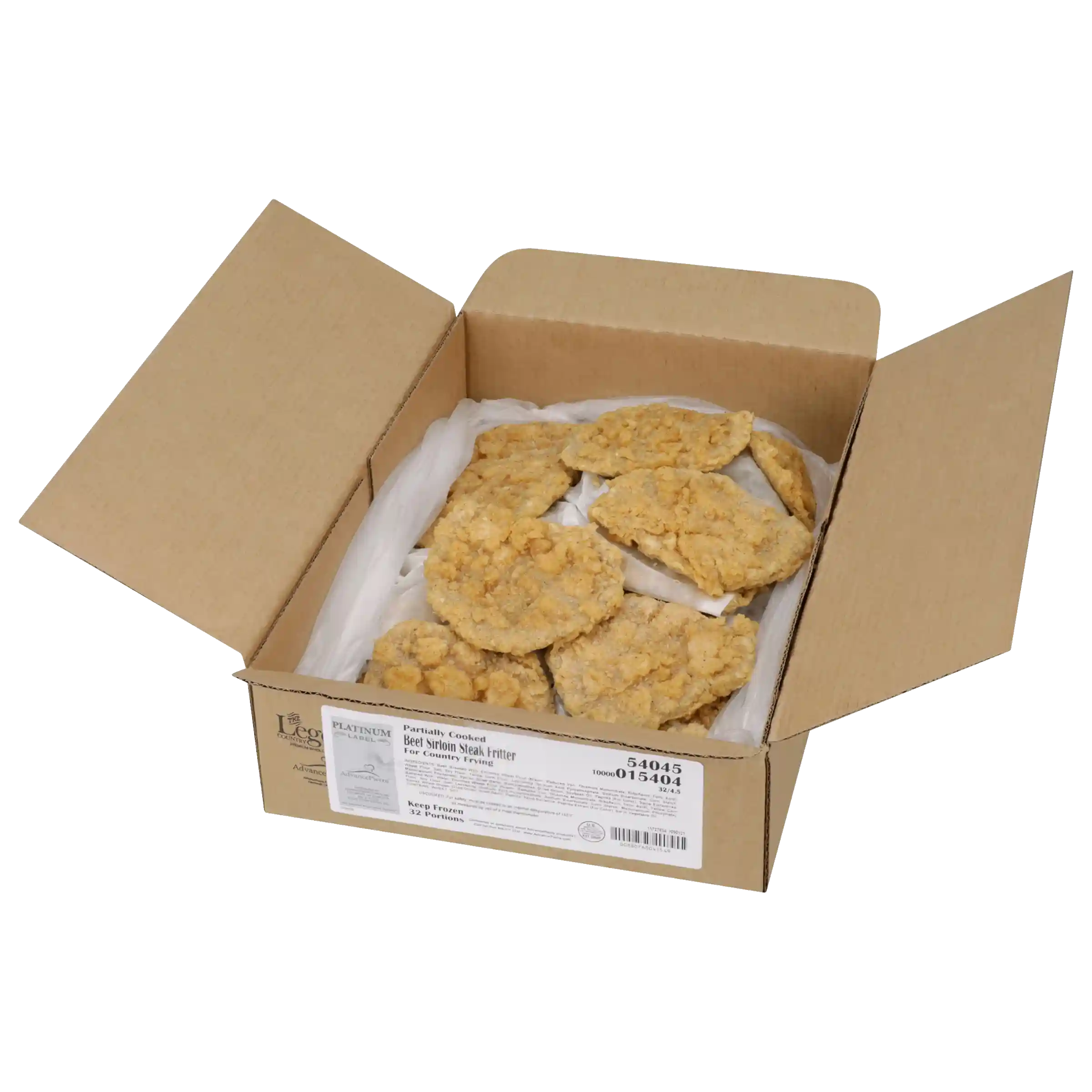 AdvancePierre™ Platinum Label The Legend™ Partially Cooked Breaded Country Fried Sirloin Beef Steak Fritters_image_4