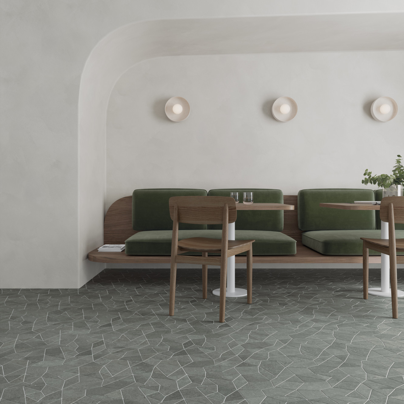 Trencadis Coal 10x10 Gaudi