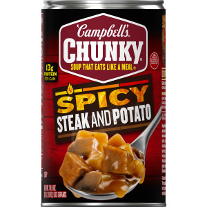 Campbell’s® Chunky® Soup, Spicy Steak and Potato Soup, 18.8 oz Can (Case of 12) featured image