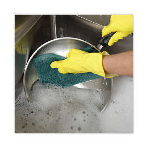 Boardwalk, Heavy Duty Scour Pad, Rectangle, 9"x6", Green