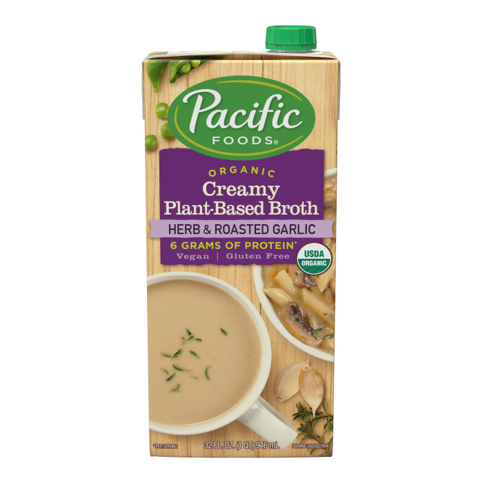 Herb Roasted Garlic Plant-Based Broth