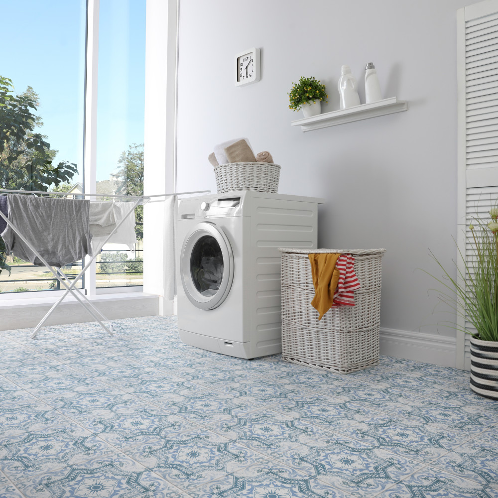 Klinker Alcazar Petunia 12-3/4 in. x 12-3/4 in. Ceramic Floor and Wall Tile