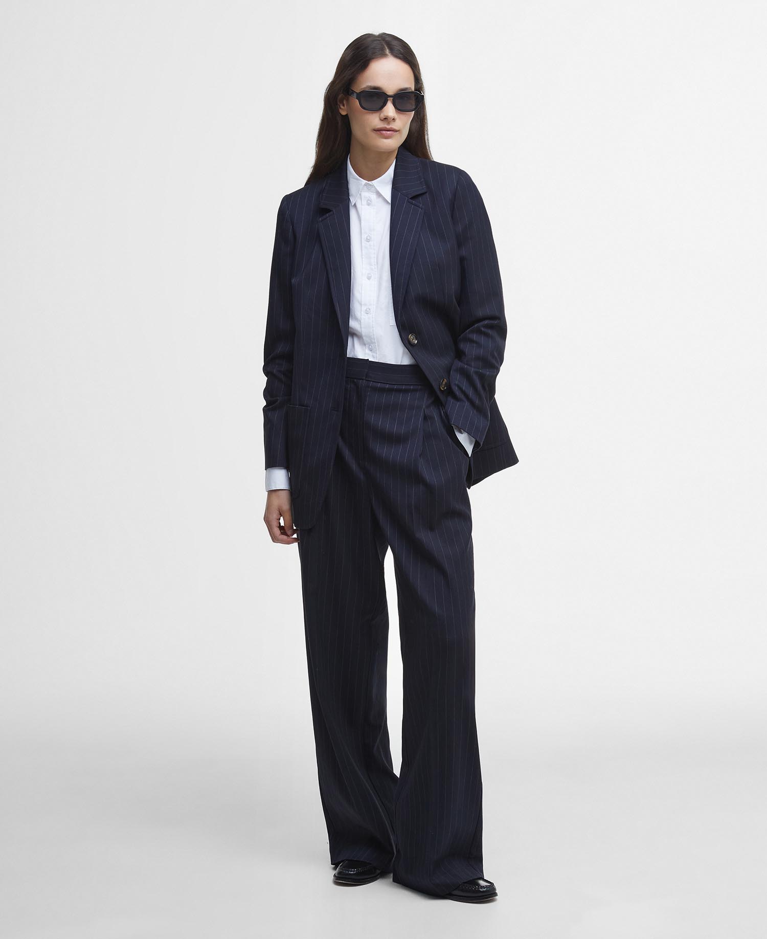 Hose Carrie Pinstripe Wide-Leg image number 0