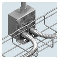 Cable Tray Fitting Conduit and Box Support Steel 4.72 x 1.77 x 4.61 in 1/2 in 3/4 (Conduit) in 4.61 in. H 4.72 in L