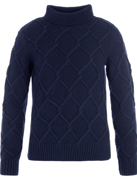 Felpa a maglia con collo arrotolato Burne Felpa a maglia con collo arrotolato Burne