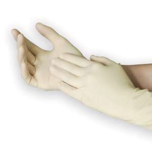 NSN651500NIB0305, AbilityOne®, Medical Grade Gloves, Latex, Powder Free, XL, Clear