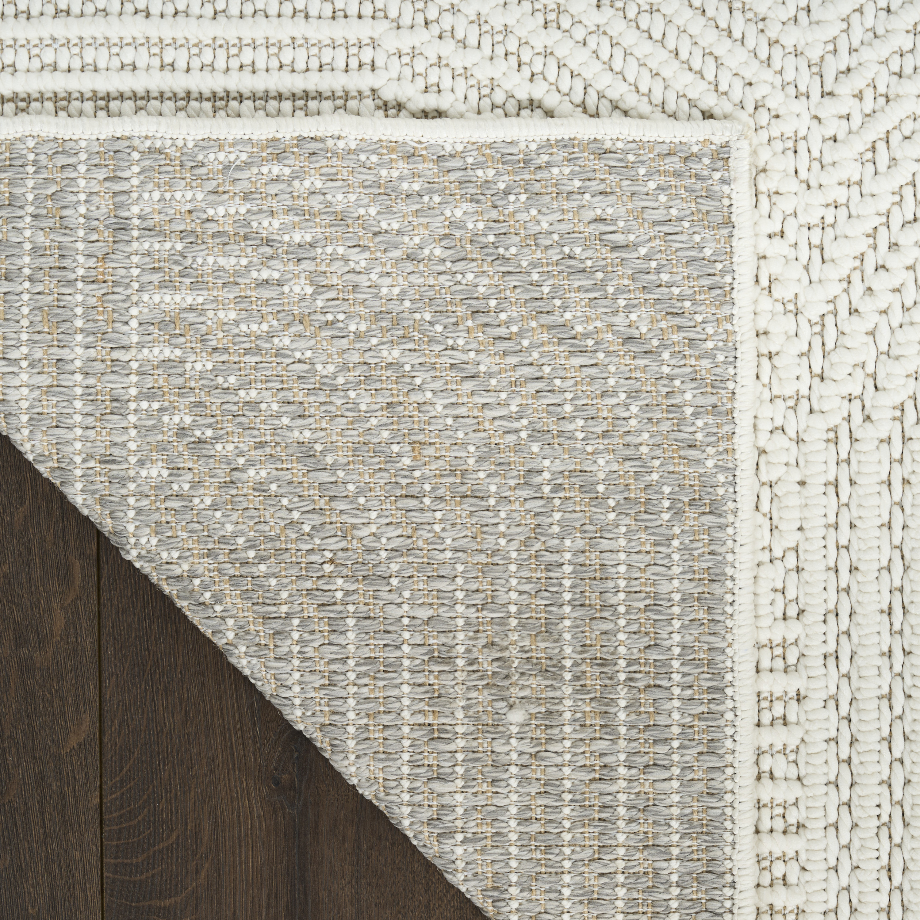 Nourison Natural Texture 2'2" x 3'9" Ivory Modern Indoor Rug
