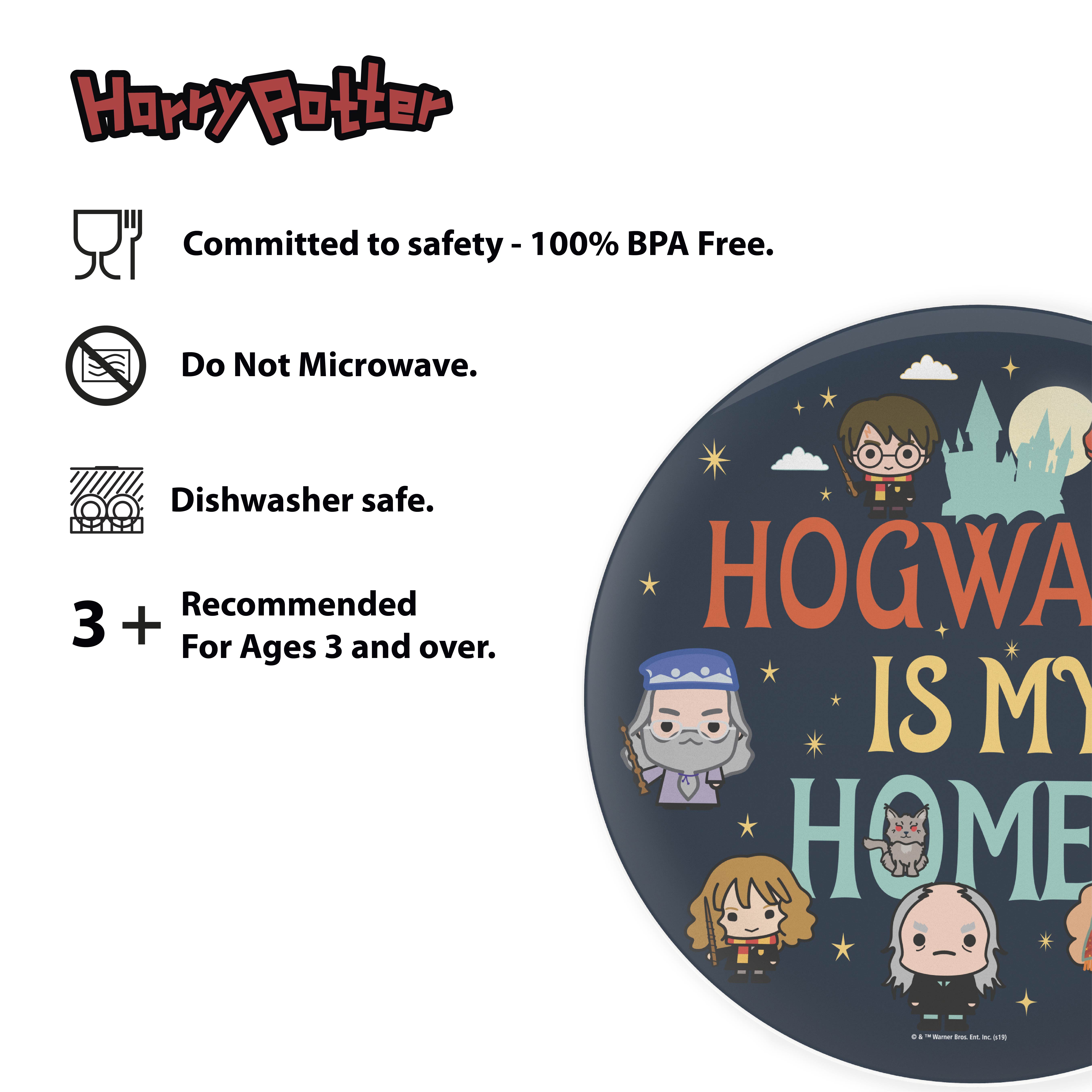 Harry Potter Dinnerware Set, Hogwarts is my Home, 2-piece set