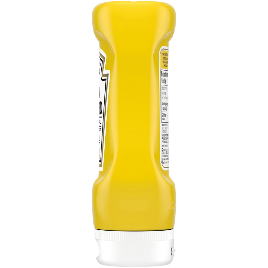 Heinz® Heinz 100 Natural Yellow Mustard, 20 oz Bottle Heinz®