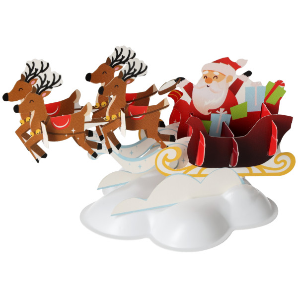 Santa's Sleigh Pop-Up Layon