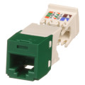 Mini-Com® TX6™ PLUS TG Style UTP Jack Module, Green