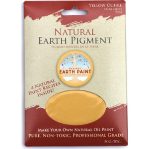 Earth & Mineral Pigment, Yellow Ochre, 3 oz