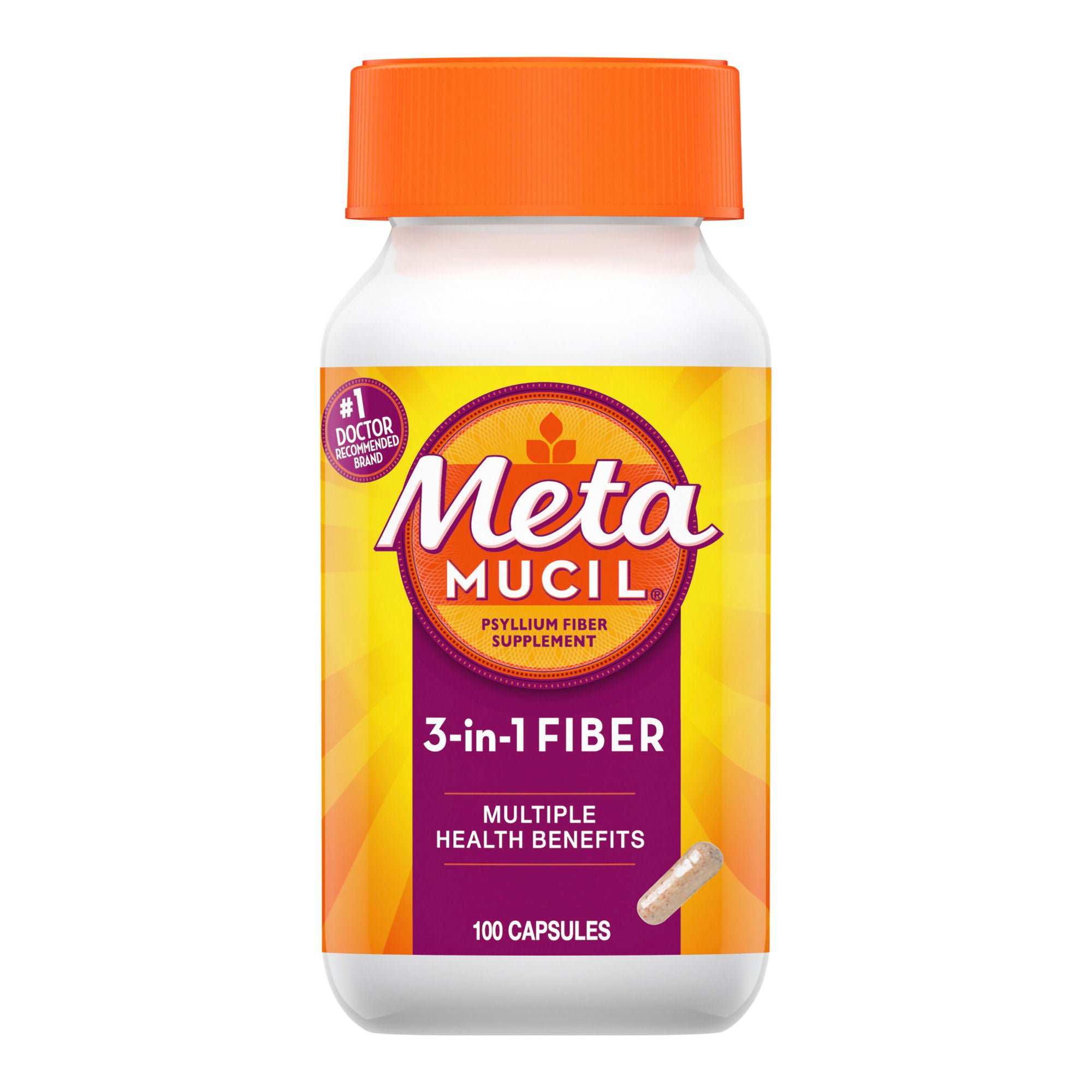 Metamucil® 3 in 1 Fiber Capsules