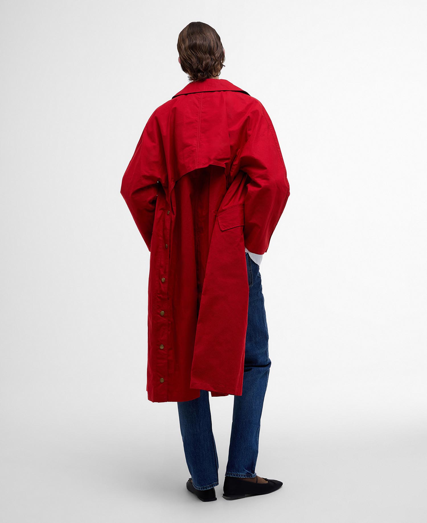 Barbour The Edit by Alexa Lizzy Showerproof Car Coat image number 2