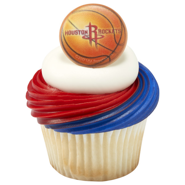 NBA Team Basketball Cupcake Rings