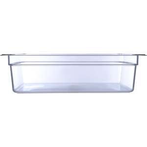 Carlisle, StorPlus™ Polycarbonate Food Pan Full-Size, 6" Deep, Clear