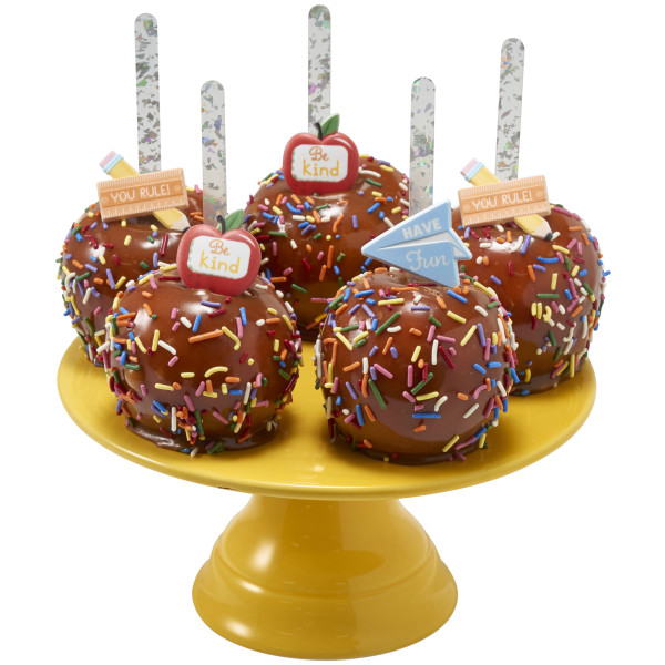 School Rules Icons Cupcake Rings