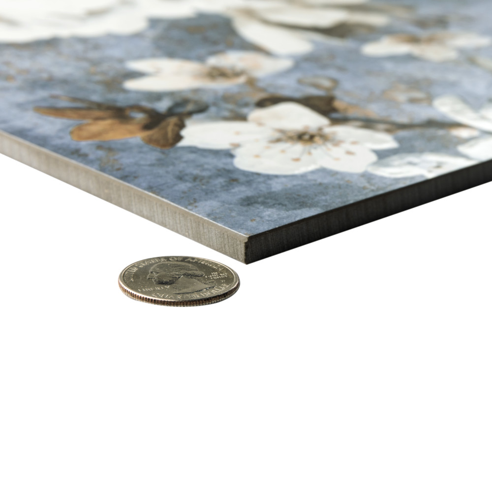 Parete Setoso Blue 23-1/2 in. x 47 in. Porcelain Floor and Wall Tile