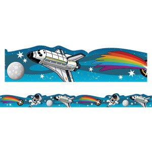 Mission to Explore Astronaut Extra Wide Classroom Border Trim, 12 Strips
