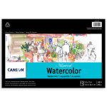 Canson Artist Series Montval Watercolor Pad Foldover Binding Foldover Binding 12 Sheet 10x15  inch 1 Count