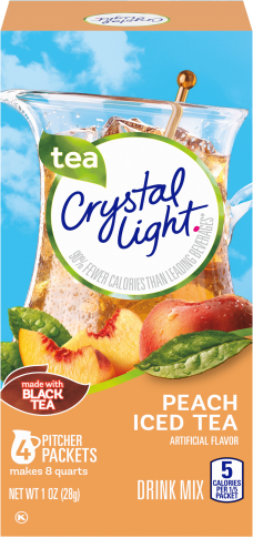 Crystallight More Products - CRYSTAL LIGHT MULTISERVE Peach Tea Sugar Free 1.0 oz Can