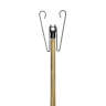 Hillyard, Wedge Mop, Threaded Handle, 60", Wood, Natural
