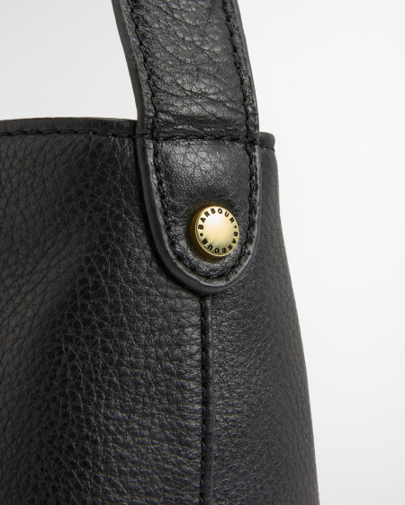 Cedar Leather Bucket Bag