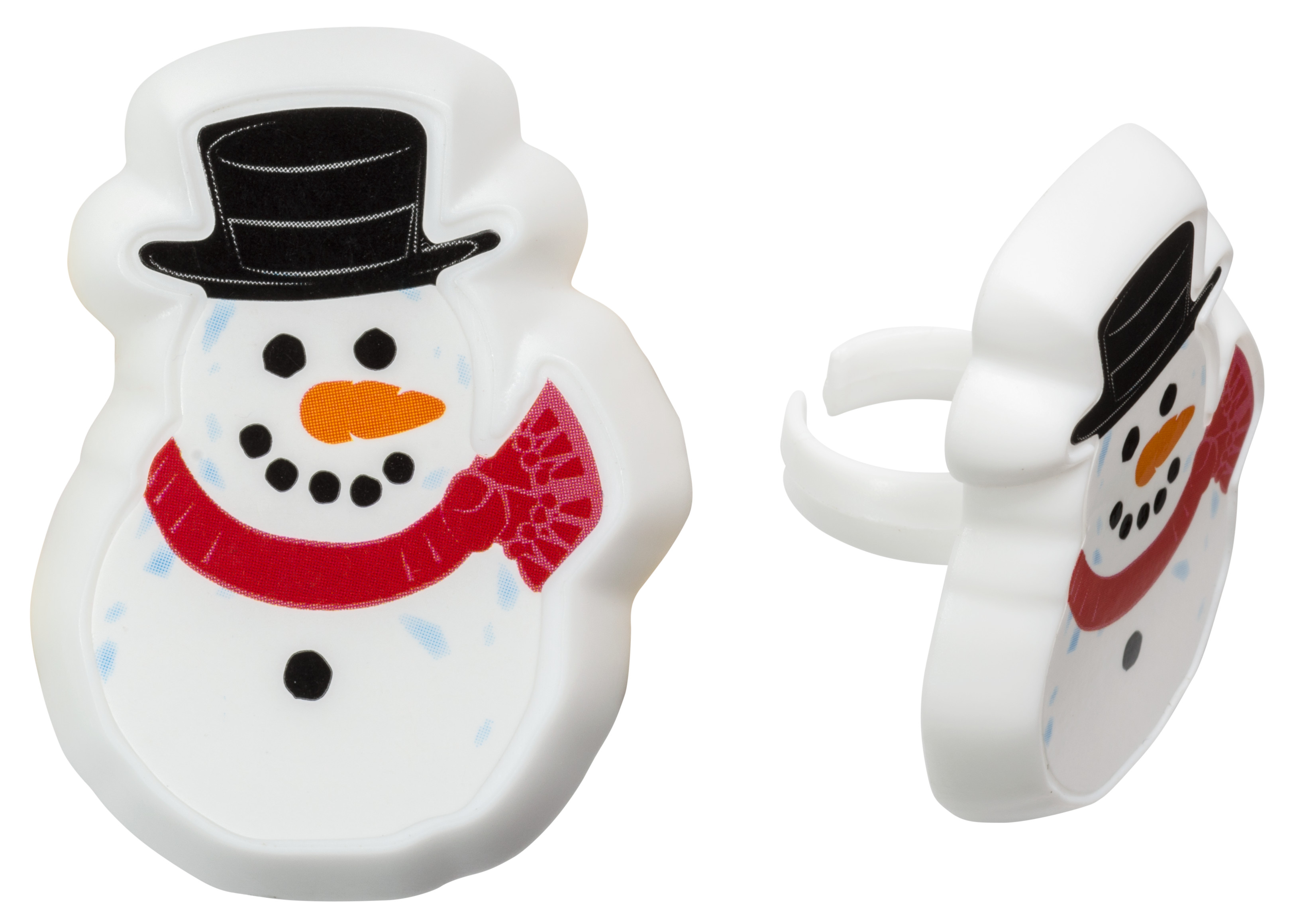 Snowman Cupcake Rings | DecoPac