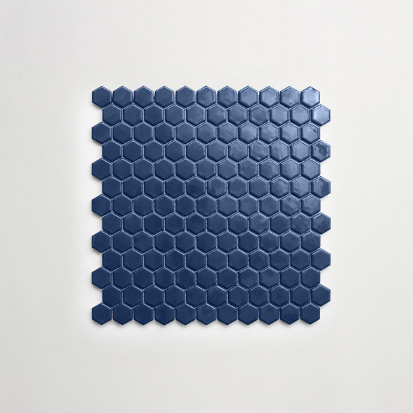 Lido | Acquiterre | Mini Hex | Medieval Blue | Gloss