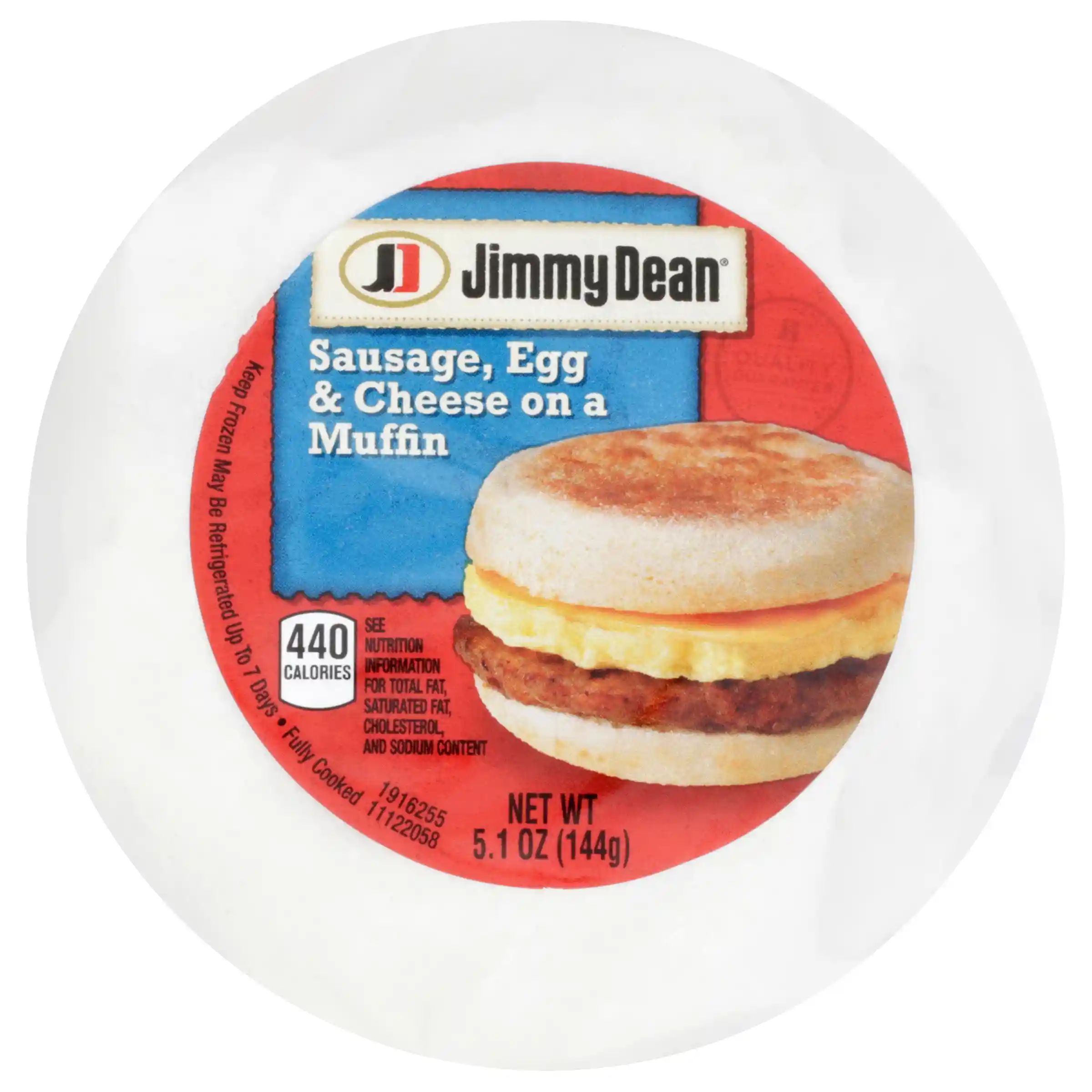 Jimmy Dean® Butcher Wrapped Sausage, Egg and Cheese Muffin_image_11