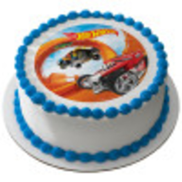 Hot Wheels™ Steer Clear PhotoCake® Edible Image®