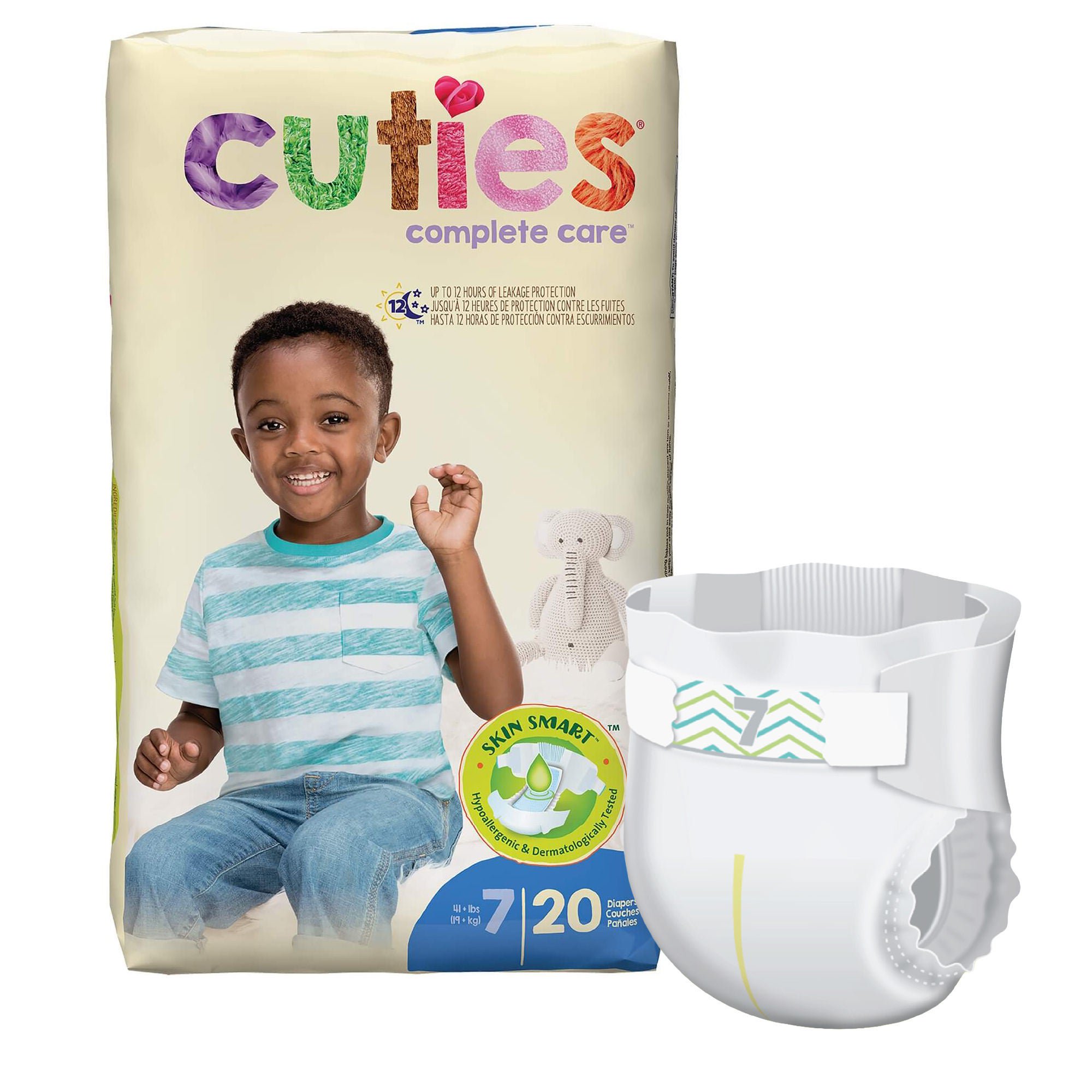 Cuties® Essential Diaper, Size 7