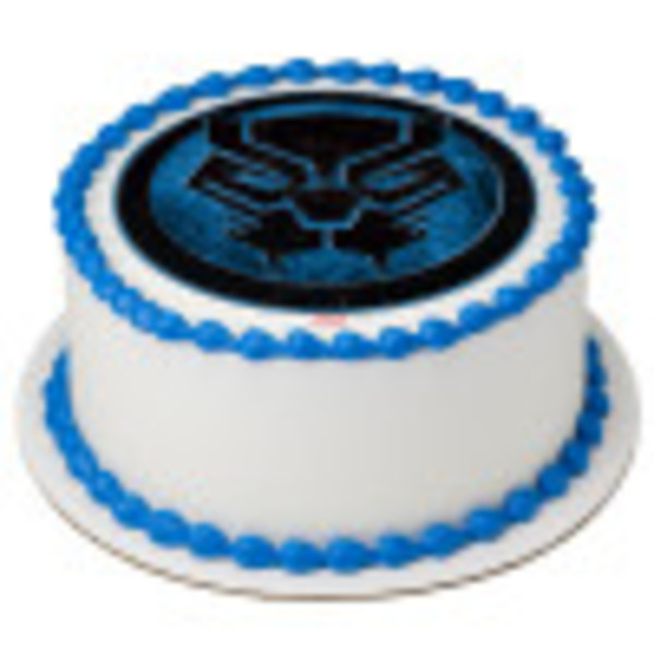 MARVEL Avengers Black Panther Icon PhotoCake® Edible Image®