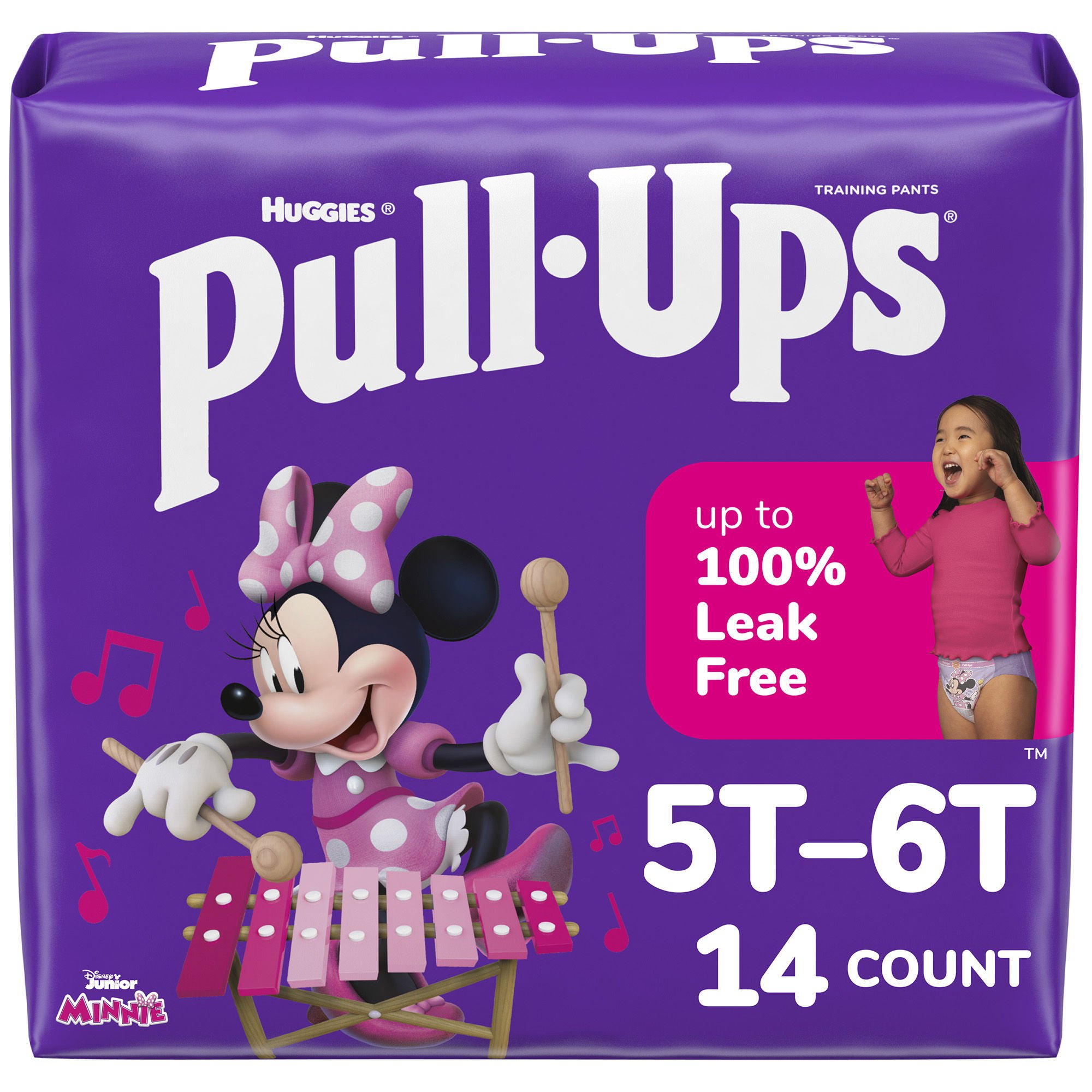 Huggies Pull-Ups® Learning Designs® for Girls Training Pants, Size 5T to 6T