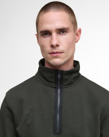 Outline Half-Zip Sweatshirt Sage