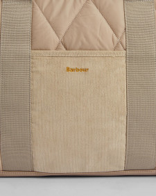 Healy Quilted Tote Bag Light Sand