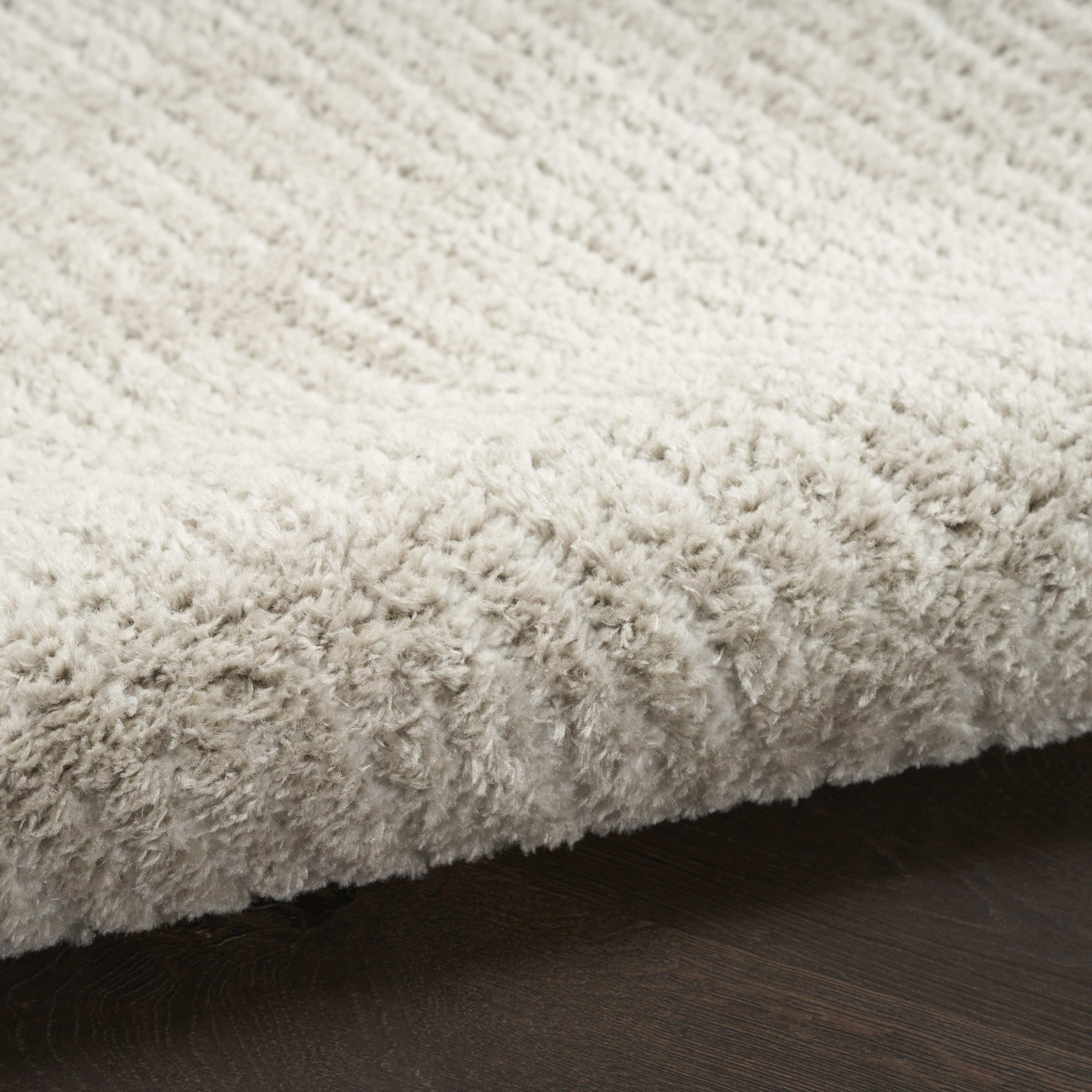 Nourison Modern Comfort 6'7" x 9' Grey Ivory Scandinavian Indoor Rug