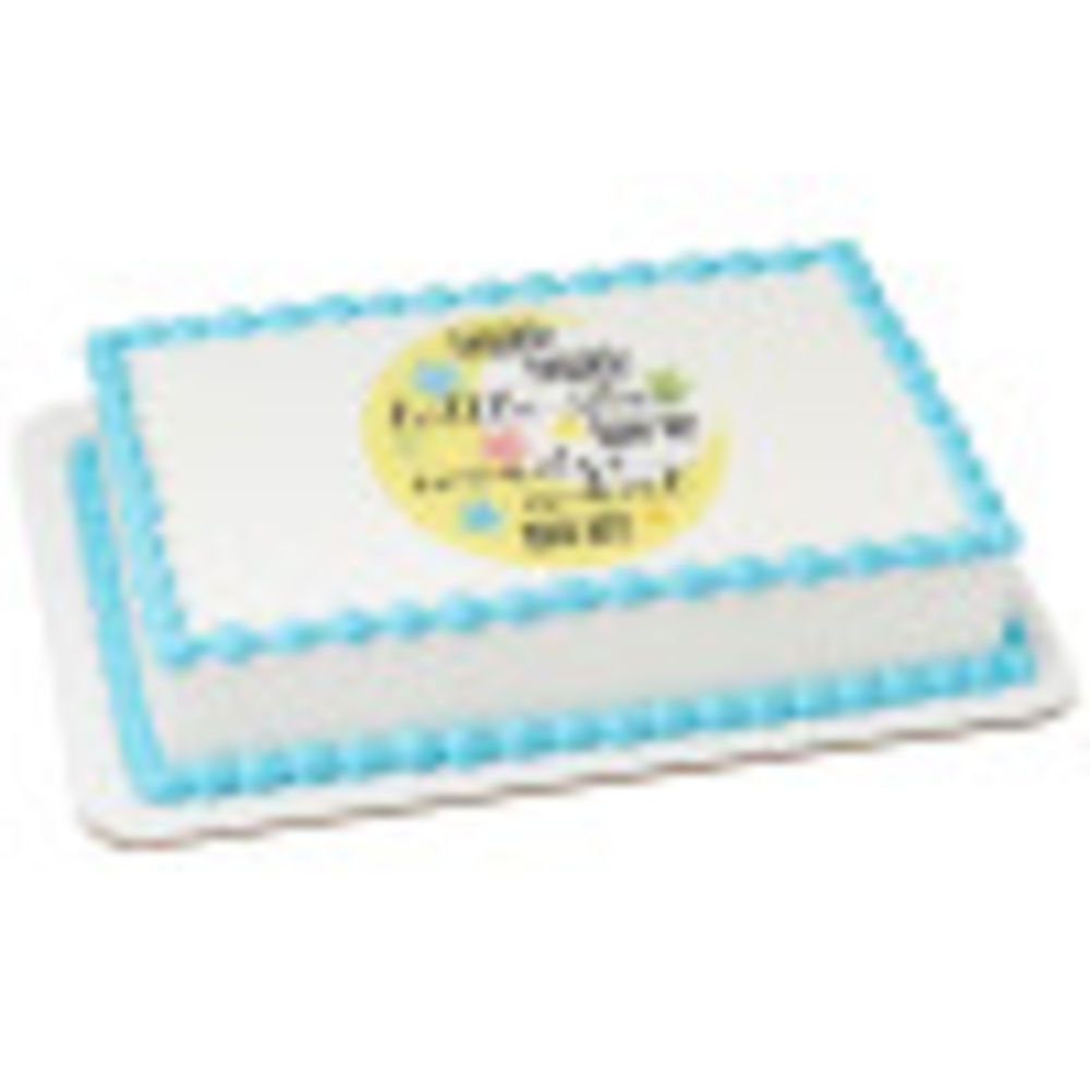 Image Cake Twinkle Moon & Stars