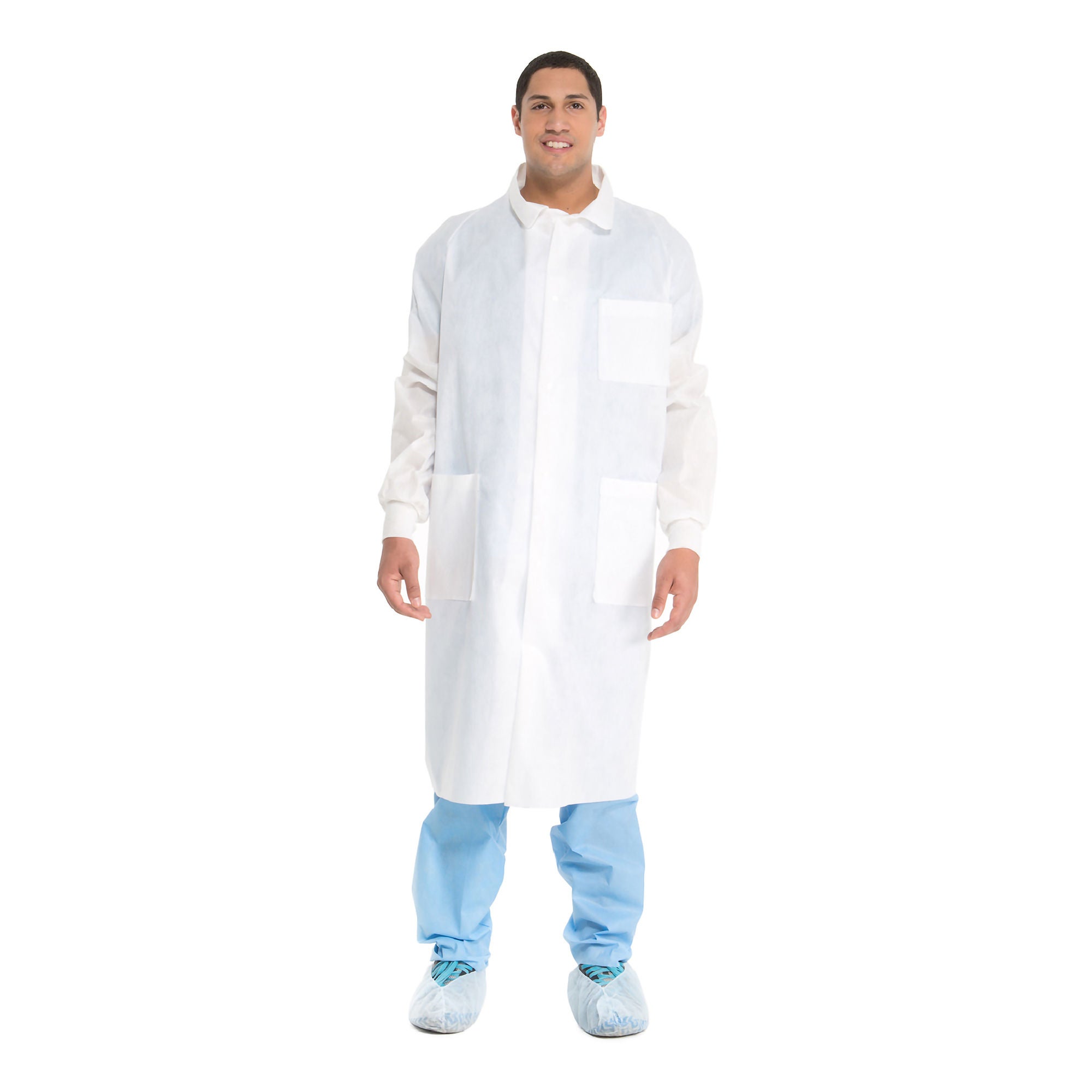 Halyard Universal Precautions Lab Coat, Large