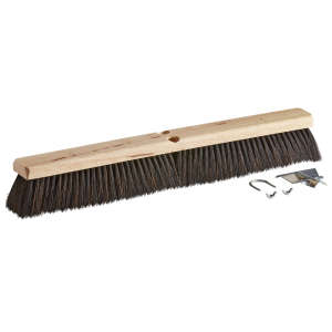 Carlisle, Flo-Pac, 24in, Sweep, Tampico Bristles, Black