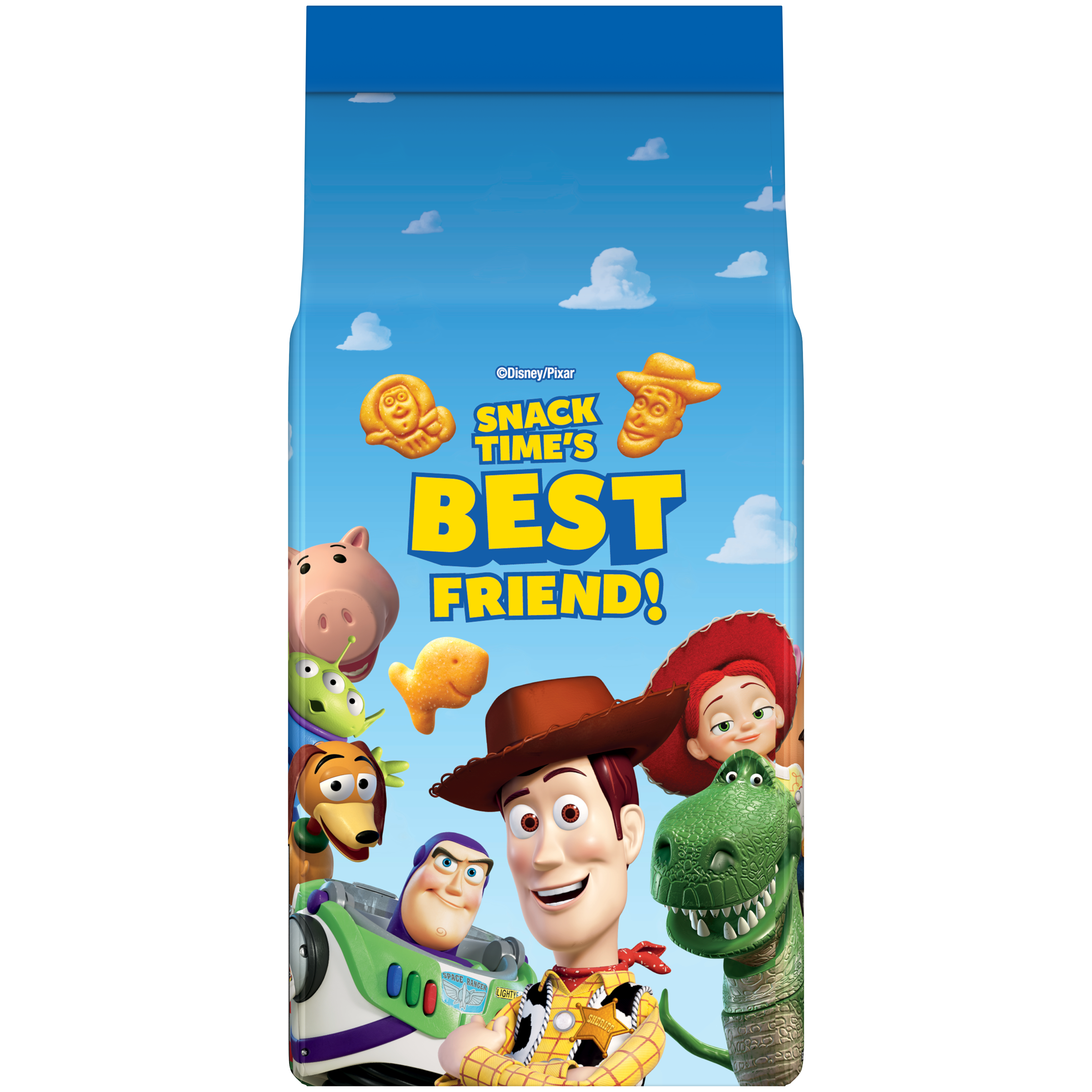 Goldfish® Toy Story Cheddar Baked Snack Crackers, 6.6 oz, bag - Back Image