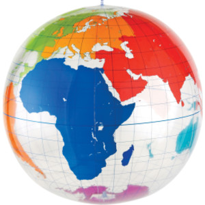 Globo inflable de 27" con etiquetado
