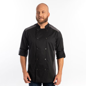 Unisex Slim Long Sleeve Quick Cool Stretch Chef Coat-Chefwear